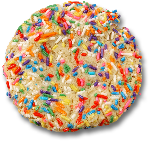 Sugar Sprinkles - Funnel Cake (500x479), Png Download