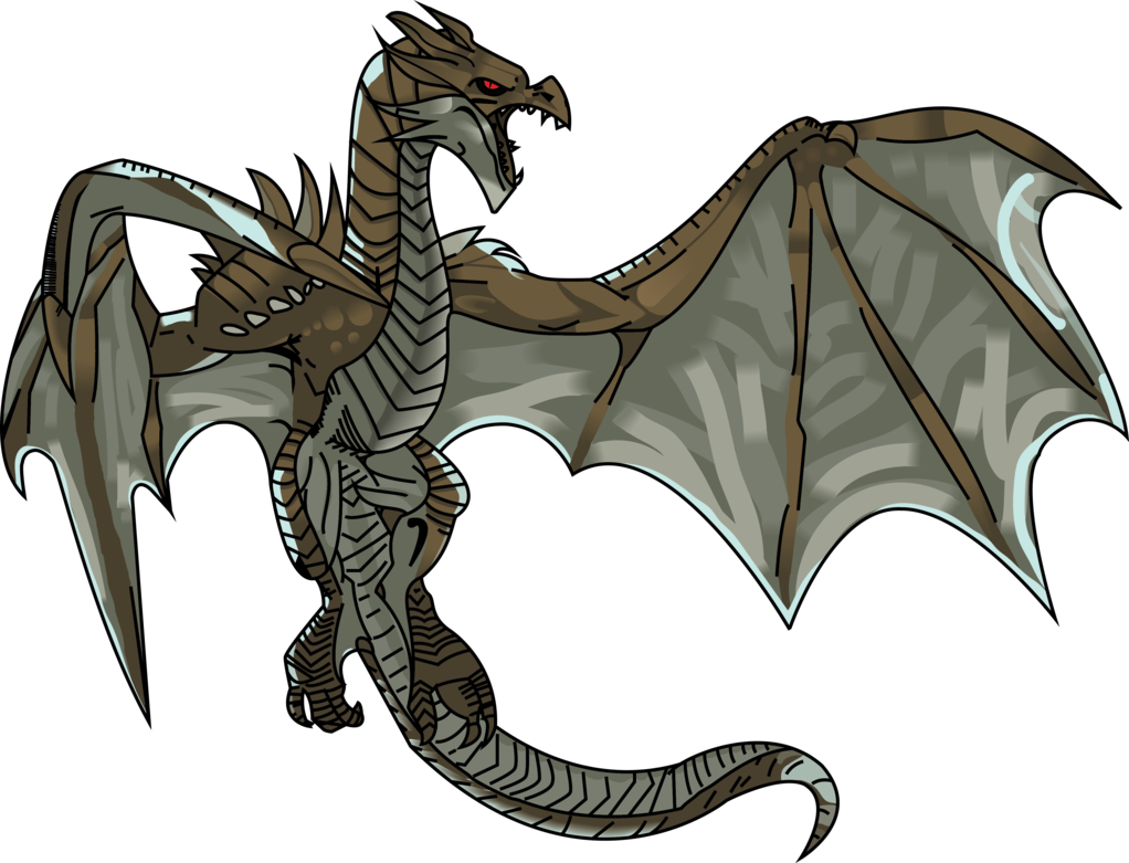 Skyrim Dragon - Skyrim Vector (1022x781), Png Download
