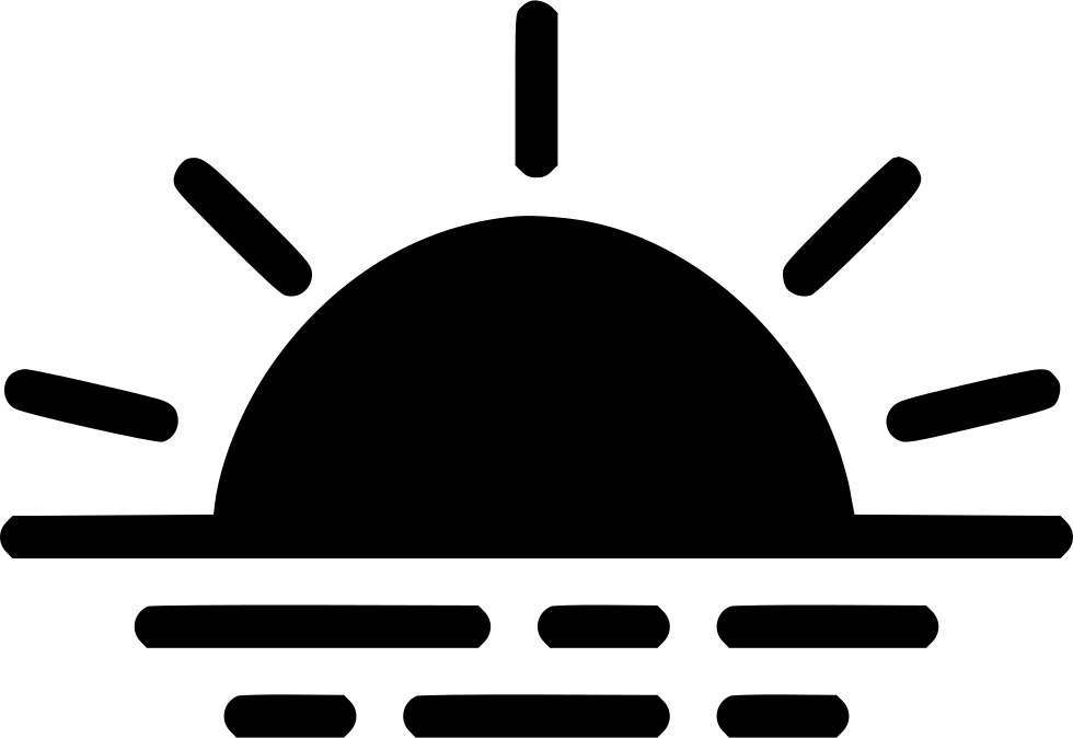Png File - Sunset Icon Png (980x674), Png Download