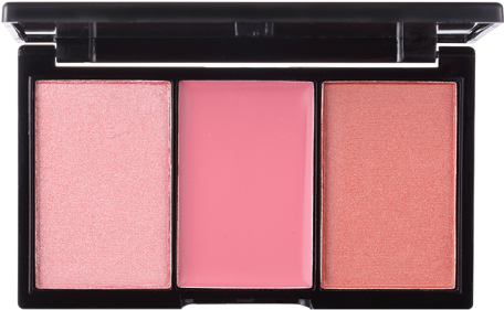 3 Shade Palette - Naked Blush (590x714), Png Download