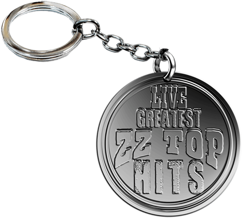 Greatest Hits Key Ring - Zz Top Greatest Hits Key Ring (1000x1000), Png Download