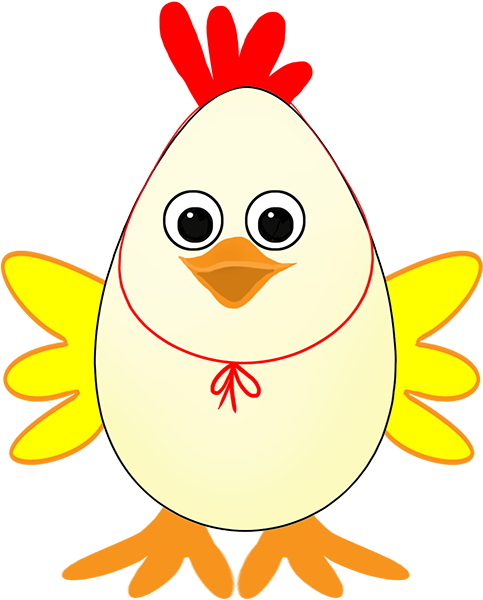 Easter Egg With Wings - Egg (502x709), Png Download