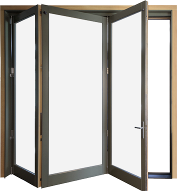Bi-fold Windows - Transparent Window Gap Png (354x382), Png Download