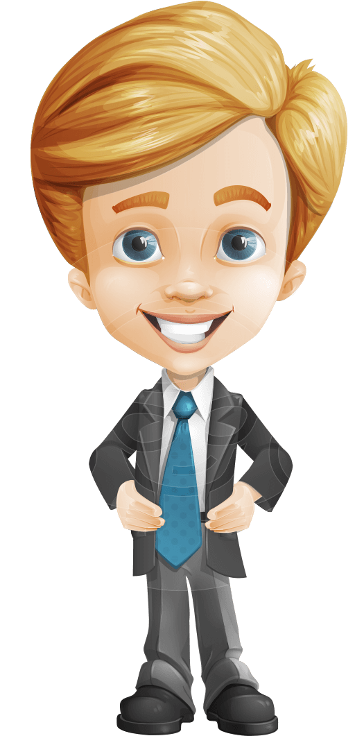 Sid The Vip Kid - 2 Boy Cartoon Characters (581x1060), Png Download