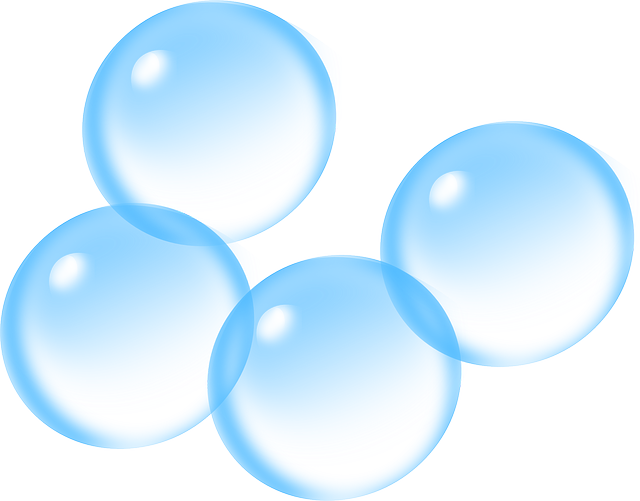 Blue Bubbles Clip Art At Clker - Bubbles Clip Art Png (600x470), Png Download