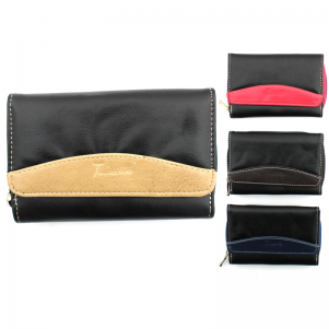 Ladies' Fabretti Two-tone Purse - Handbag (300x400), Png Download