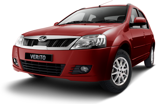 New Verito Toreador Red - Mahindra Cars (544x368), Png Download
