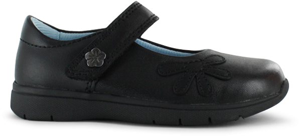 Ascent Trista 2 Kids Black - Shoe (615x429), Png Download