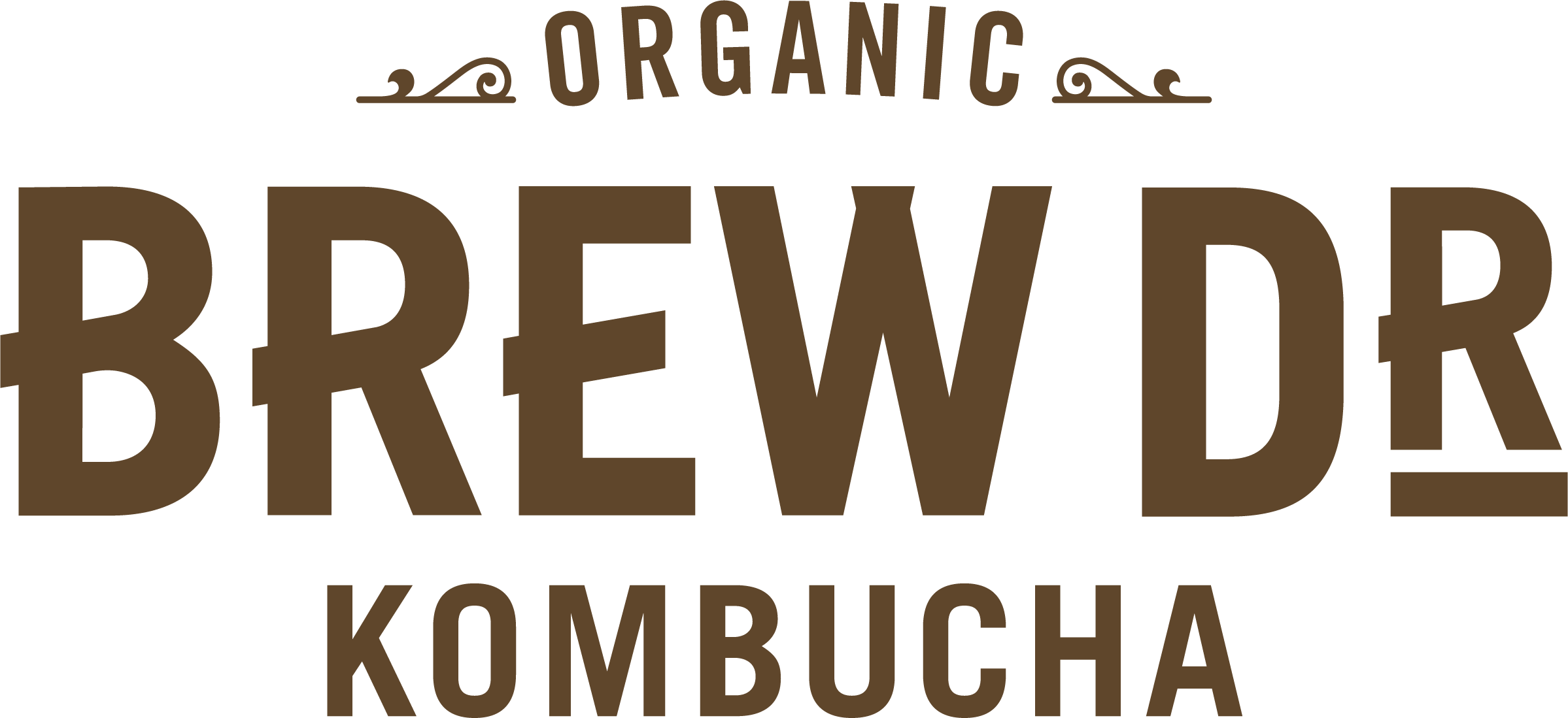 Brew Dr - Kombucha - Brew Dr Kombucha Logo (2398x1099), Png Download