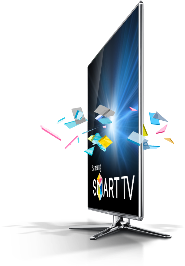 Samsung Tv Apps Passes 10 Million Downloads - Led Tv (633x911), Png Download