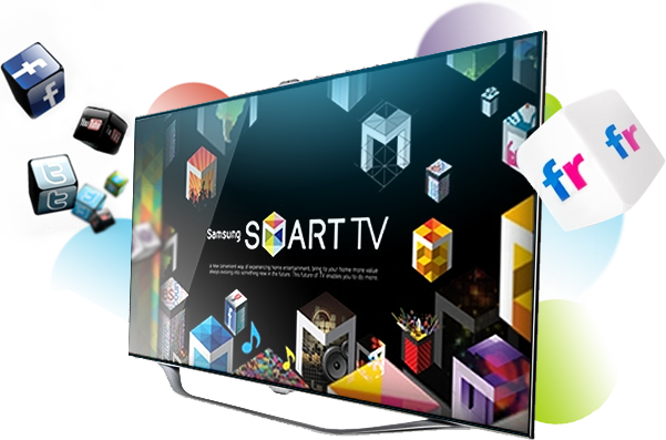 Gaziantep Samsung Servisi Smart Tv - Samsung 8 Series Un65d8000 - 65" 3d Led Smart Tv - (601x397), Png Download