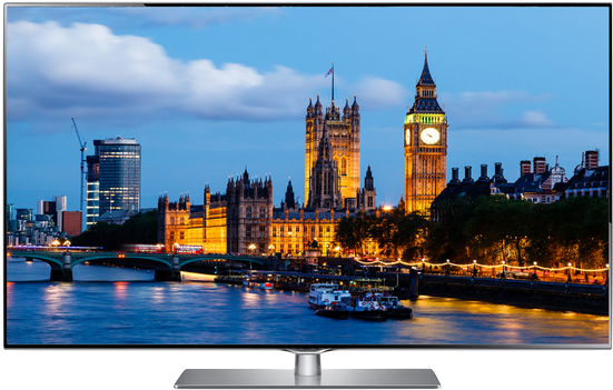 Samsung Ue40f6670 - London A Smart City (600x532), Png Download