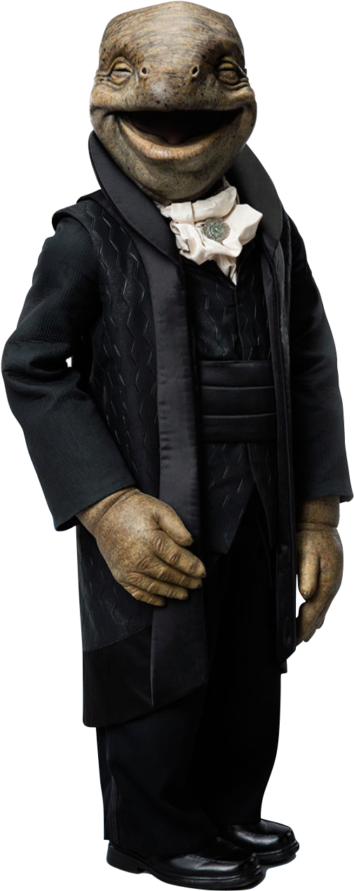 Wodibin-swct - Warwick Davis Star Wars Wodibin (573x1347), Png Download