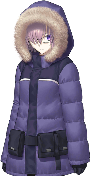 Mash Winter - Mash Kyrielight Png (700x630), Png Download