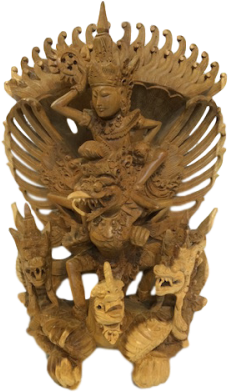 Nepal Mask - Wood (300x400), Png Download