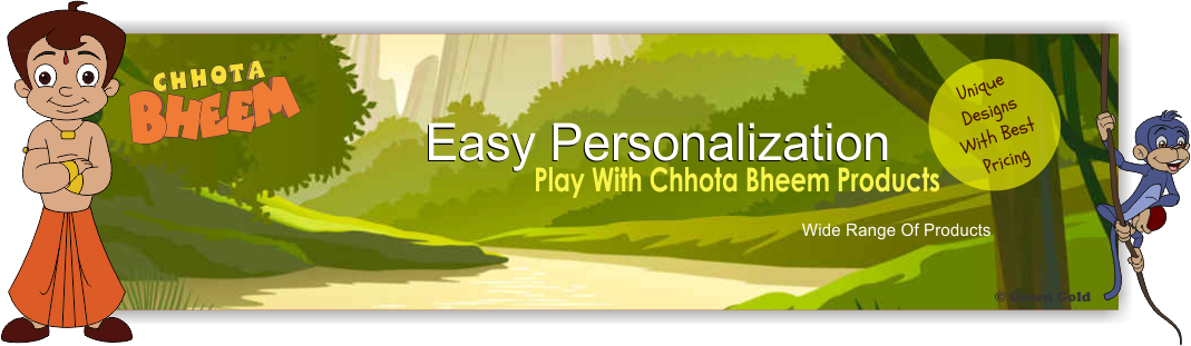 Chhota Bheem Banner - Chhota Bheem Vol. 56 (1069x311), Png Download