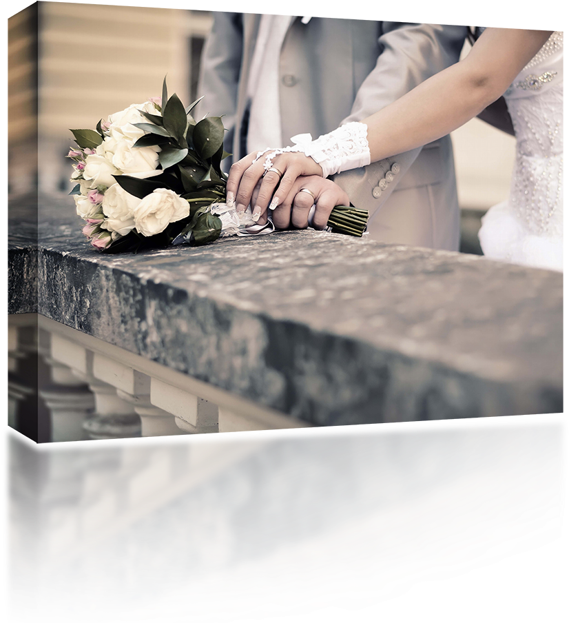 Wedding Hands - Rustikales Foto Der Kalligraphie-| Danken Ihnen Postkarte (1024x1024), Png Download