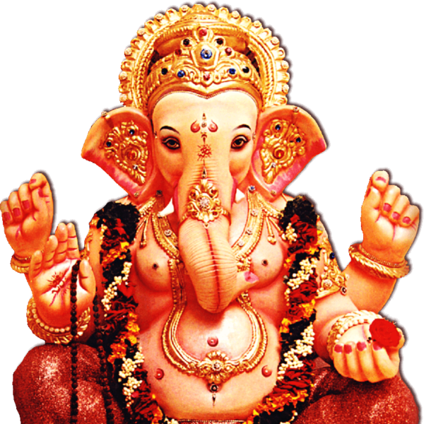 Ganesha - Gowri Ganesha Wishes In Kannada (600x600), Png Download