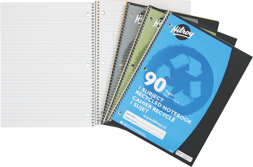 Hilroy Recycled Notebooks - Hilroy 1 Subject Recycled Notebook (850x850), Png Download