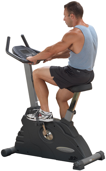 Endurance B2u Manual Upright Bike - Body Solid B2u Upright Exercise Bike (600x600), Png Download