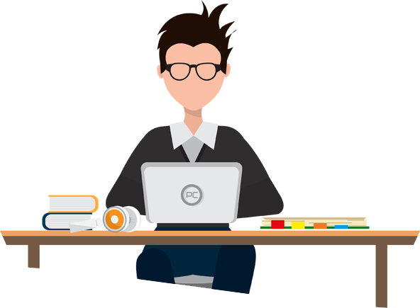 Why Hire A Freelancer Web Designer - Web Designer Cartoon (592x435), Png Download