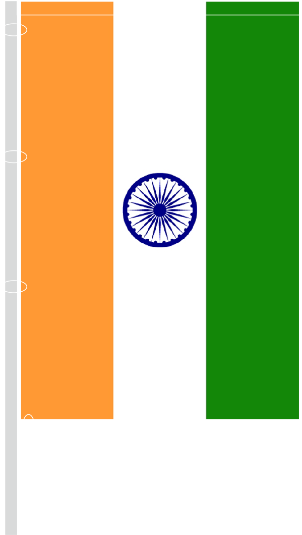 Vertical Flag With Carabiners - Graphic Design (651x1121), Png Download