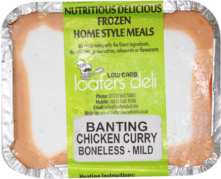 Banting Deboned Chicken Curry - Bread (637x524), Png Download