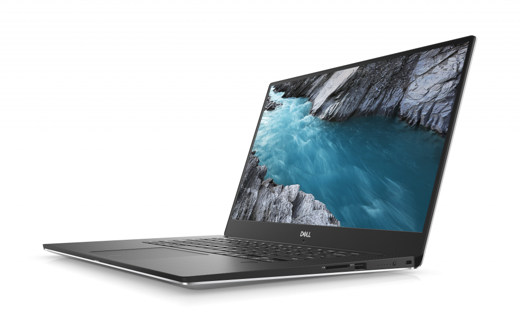 Wrapped In A Refreshed Platinum Silver Exterior With - Dell Xps 15 9570 (1024x660), Png Download