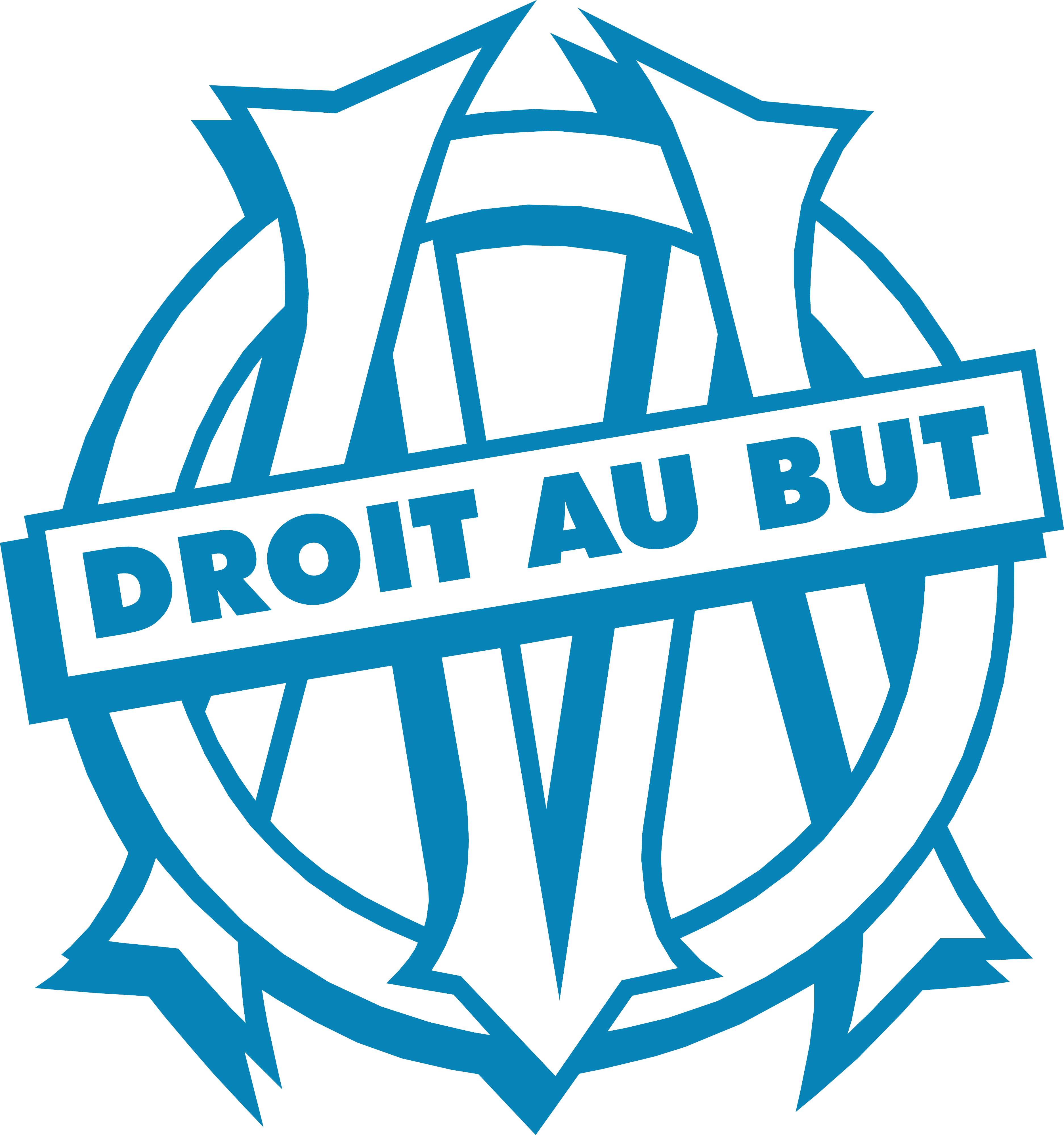 Photo Logo Om Gratuit - Logo Olympique De Marselha (3749x4000), Png Download