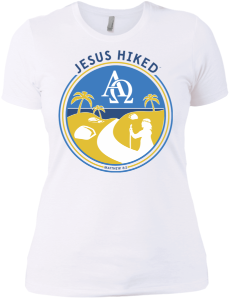 Walk The Path Next Level Gals Boyfriend Tee - Top (600x600), Png Download