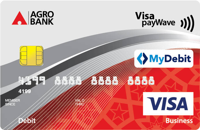 Agro Visa Business Debit Card-i - Agro Bank Malaysia (756x503), Png Download