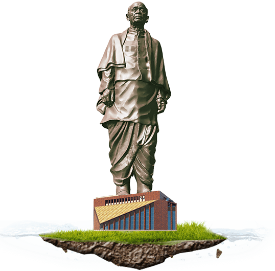 Satute Of Unity - Statue Of Unity Sardar Patel (538x530), Png Download