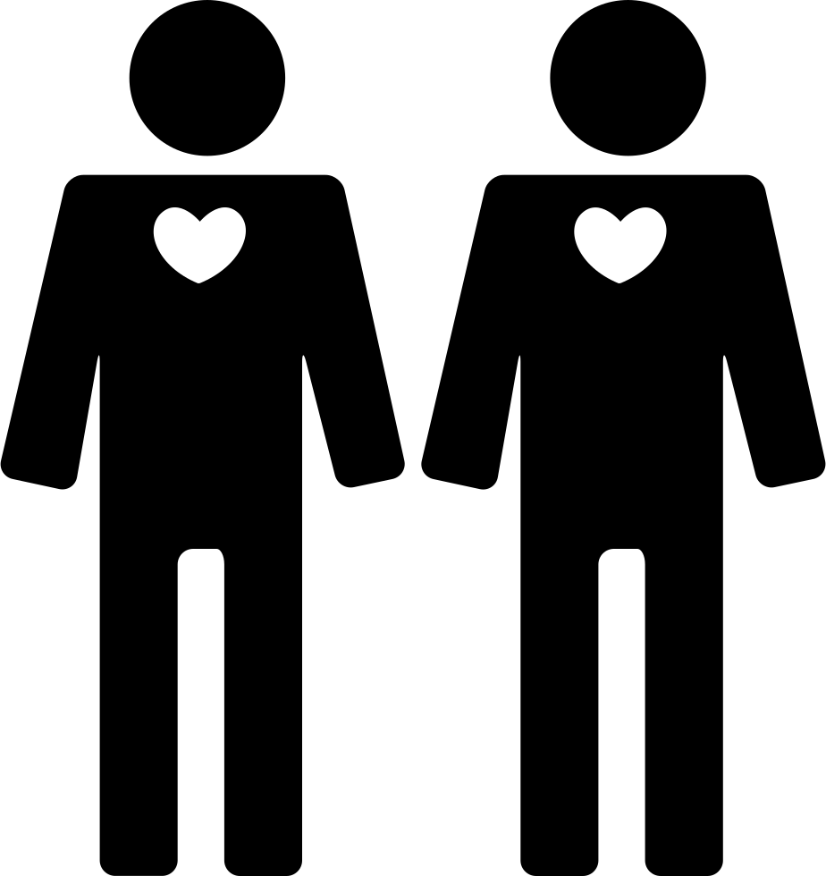 Gay Couple In Love Comments - Gay Icono (924x980), Png Download