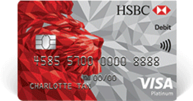 #3 Hsbc Debit Card - Hsbc Basic Account Debit Card (635x386), Png Download