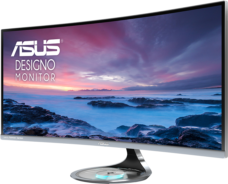 Asus Designo Curve Mx34vq Ultra-wide Monitor - Asus Designo Mx34vq 34" 21:9 Ultra Wide Curved Lcd (800x756), Png Download