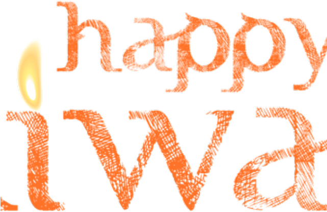 Diwali Clipart Shubh - Happy Diwali Text Transparent Background (640x480), Png Download