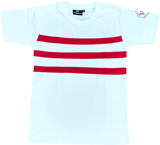 Pt T-shirt Red Strip Sardar Dastur School Pune - Active Shirt (600x600), Png Download
