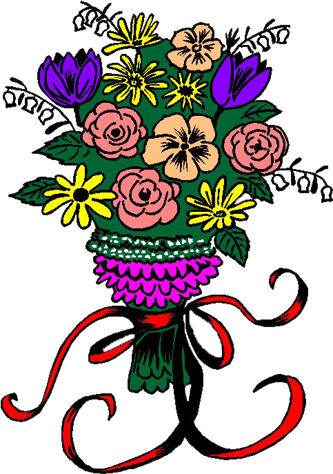 Wedding - Flower Bouquet (493x697), Png Download