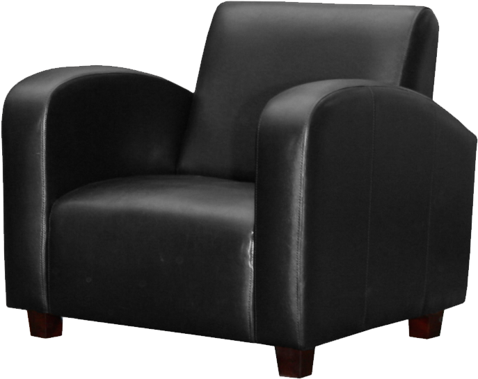 Black Armchair Png Image Armchair Png (1280x630), Png Download