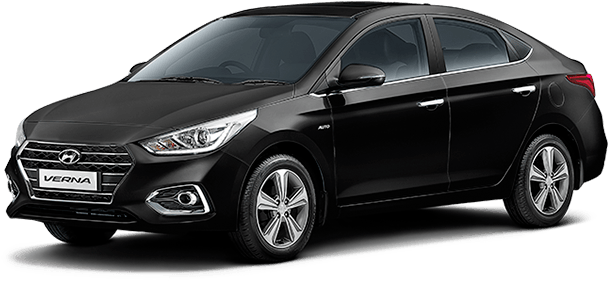 New Hyundai Verna Price In India, Images, Mileage, - Bmw 6 Series Gt Black (700x430), Png Download