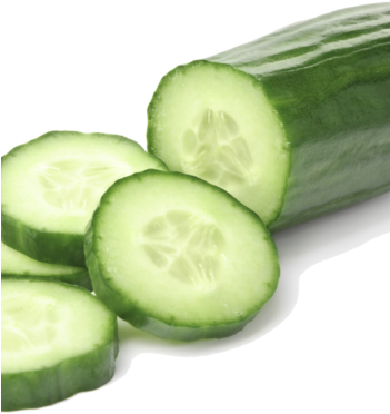 Cucumber - 100 Grams Of Cucumbers (350x435), Png Download