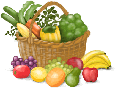 Fruit And Vegetable Icon (500x476), Png Download