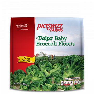 Baby Broccoli Florets - Pictsweet Farms Vegetables For Soup 16 Oz. Stand Up (360x360), Png Download
