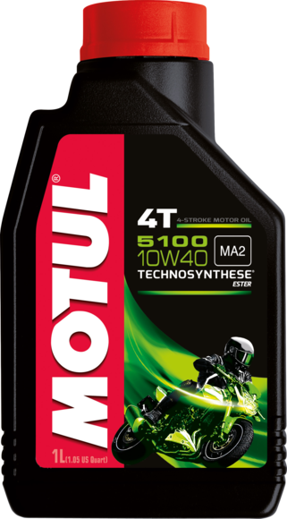 5100 4t 10w-40 - Motul 4t (321x580), Png Download