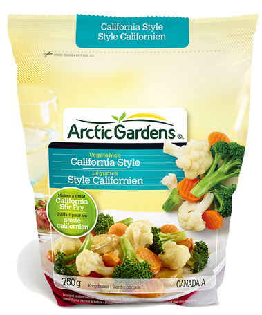 California Style Blend - Arctic Gardens California Style Vegetable Mix (379x456), Png Download