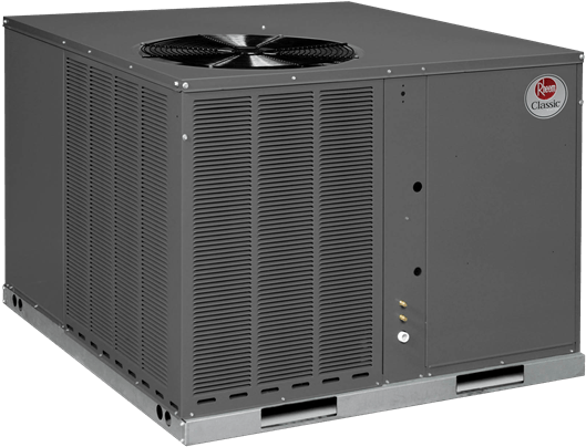 Rheem Packaged Units - Package Unit Ac Uses (600x441), Png Download