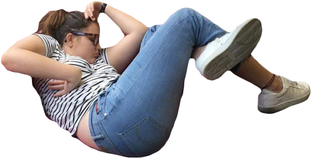 Girl Falls Asleep At Uni, And The Internet's Response - Girl For Photoshop Png (690x514), Png Download