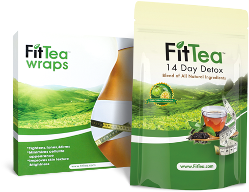 Fit Tea 14 Day Detox (590x554), Png Download