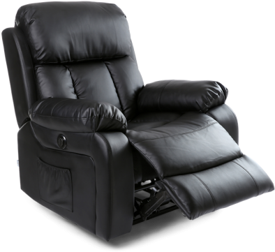 Heat Massage Recliner Lift Chair - Recliner (765x383), Png Download