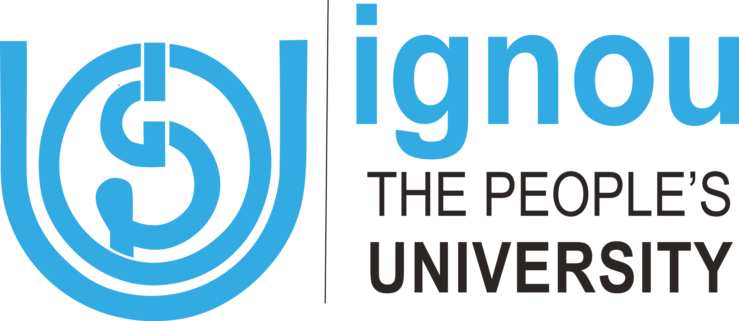 Indira Gandhi National Open University - Indira Gandhi National Open University Logo (3032x1318), Png Download